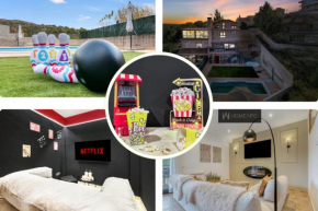 Villa in Miraflores de la Sierra, Views, Cine, BBQ